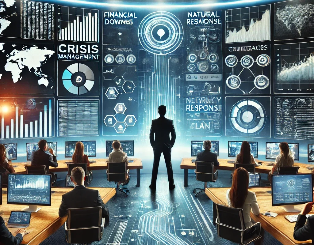 Crisis management strategy for business success and preparedness.