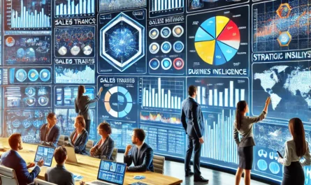 Business Intelligence Tools providing strategic insights with graphs and data visualization.