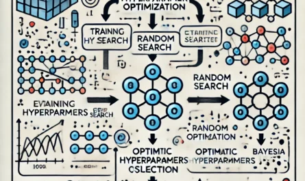 Hyperparameter optimization process in machine learning model development.