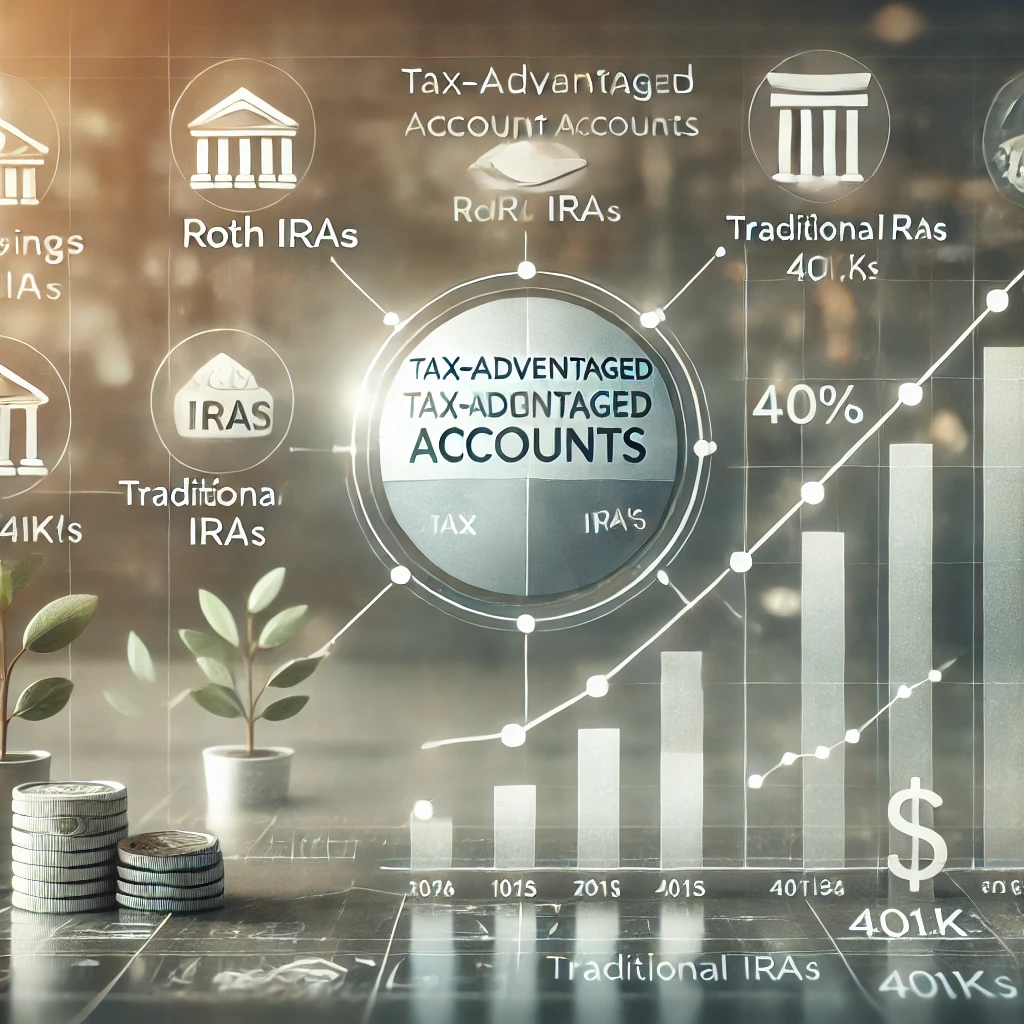 A retirement plan showing tax-advantaged accounts and growth potential.